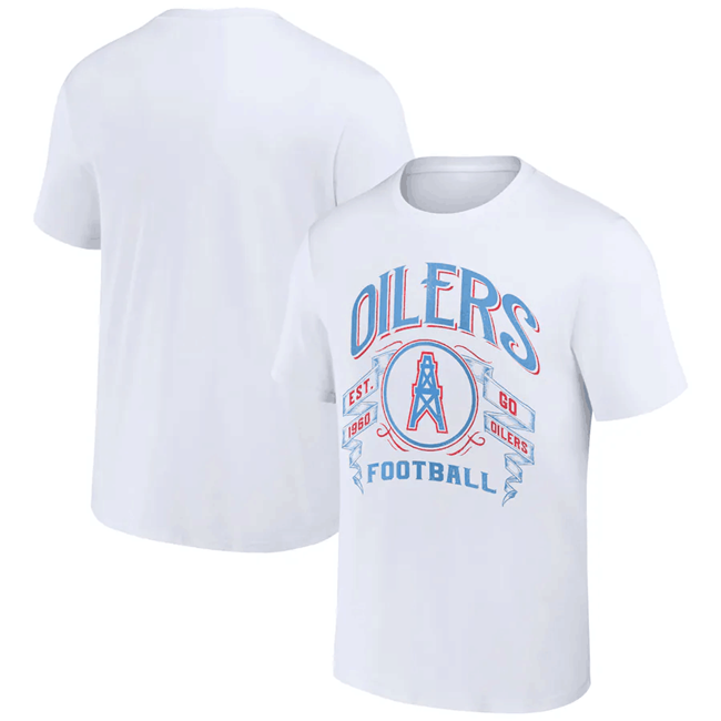 Men's White Tennessee Titans x Darius Rucker Collection Vintage Football T-Shirt